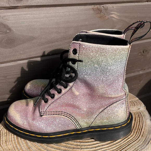 Dr. Martens Shoes - Dr Martens 1460 PASCAL RAINBOW GLITTER